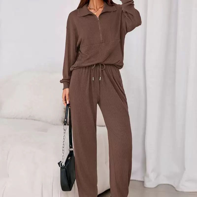 Vera- Conjunto Lounge de 2 piezas con sudadera zip y jogger