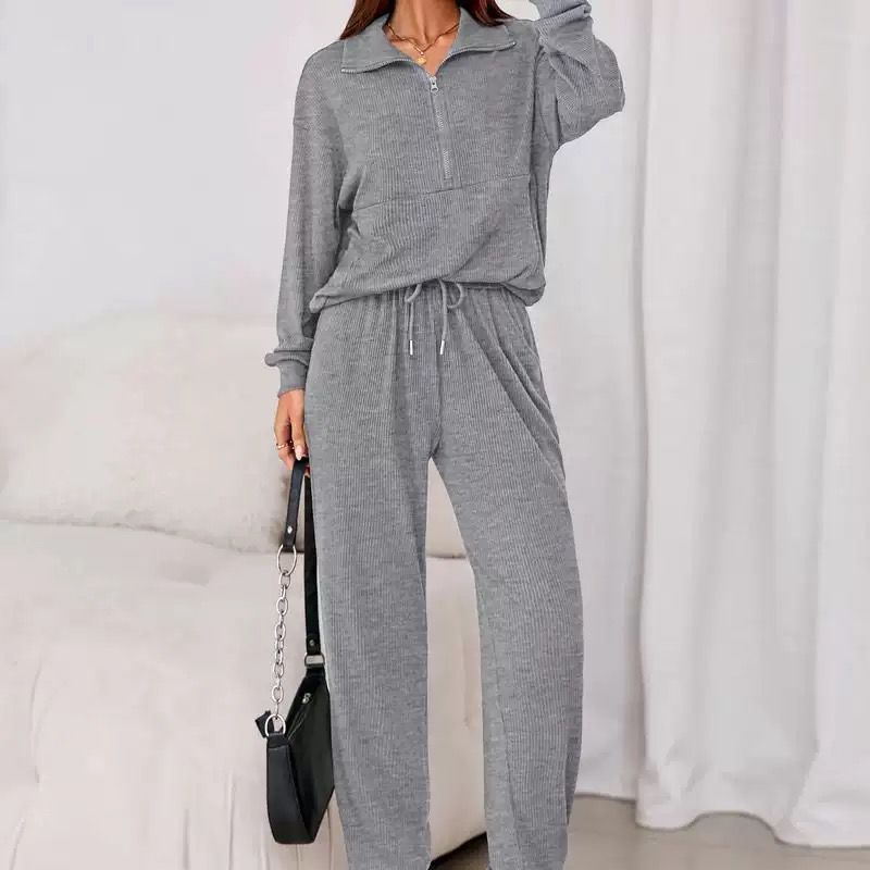 Vera- Conjunto Lounge de 2 piezas con sudadera zip y jogger