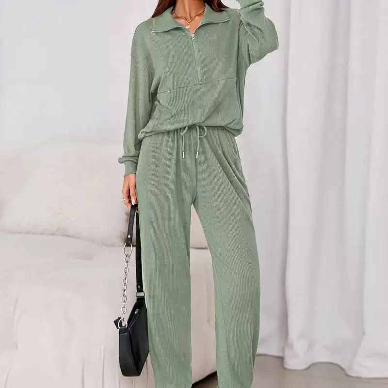 Vera- Conjunto Lounge de 2 piezas con sudadera zip y jogger